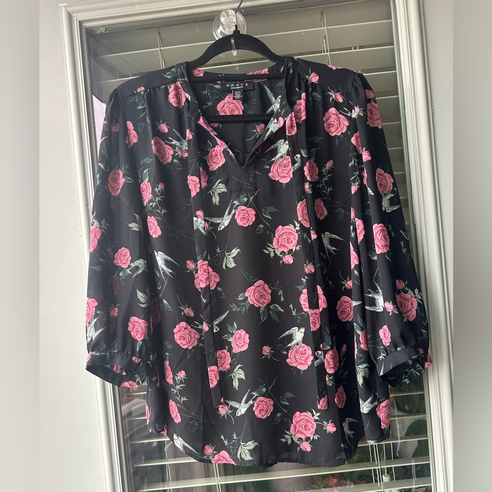 Grace Rose & Sparrow Blouse Top - Picture 2 of 8